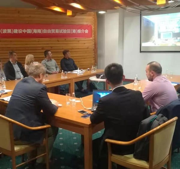 Prezentacija/sastanak privrednika iz BiH sa predstavnicima Privredne komore kineske provincije Hainan